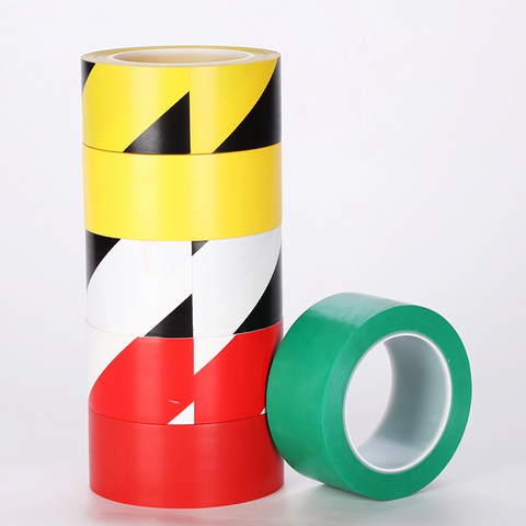 安全屏障警告标记 PVC 黄绿色 Pe 塑料 警示胶带