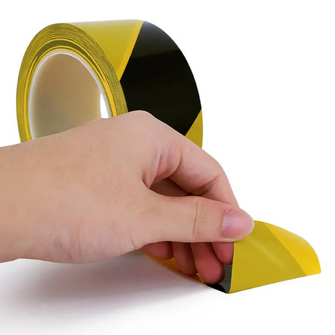 黄色户外警示胶带带胶用于警告标志